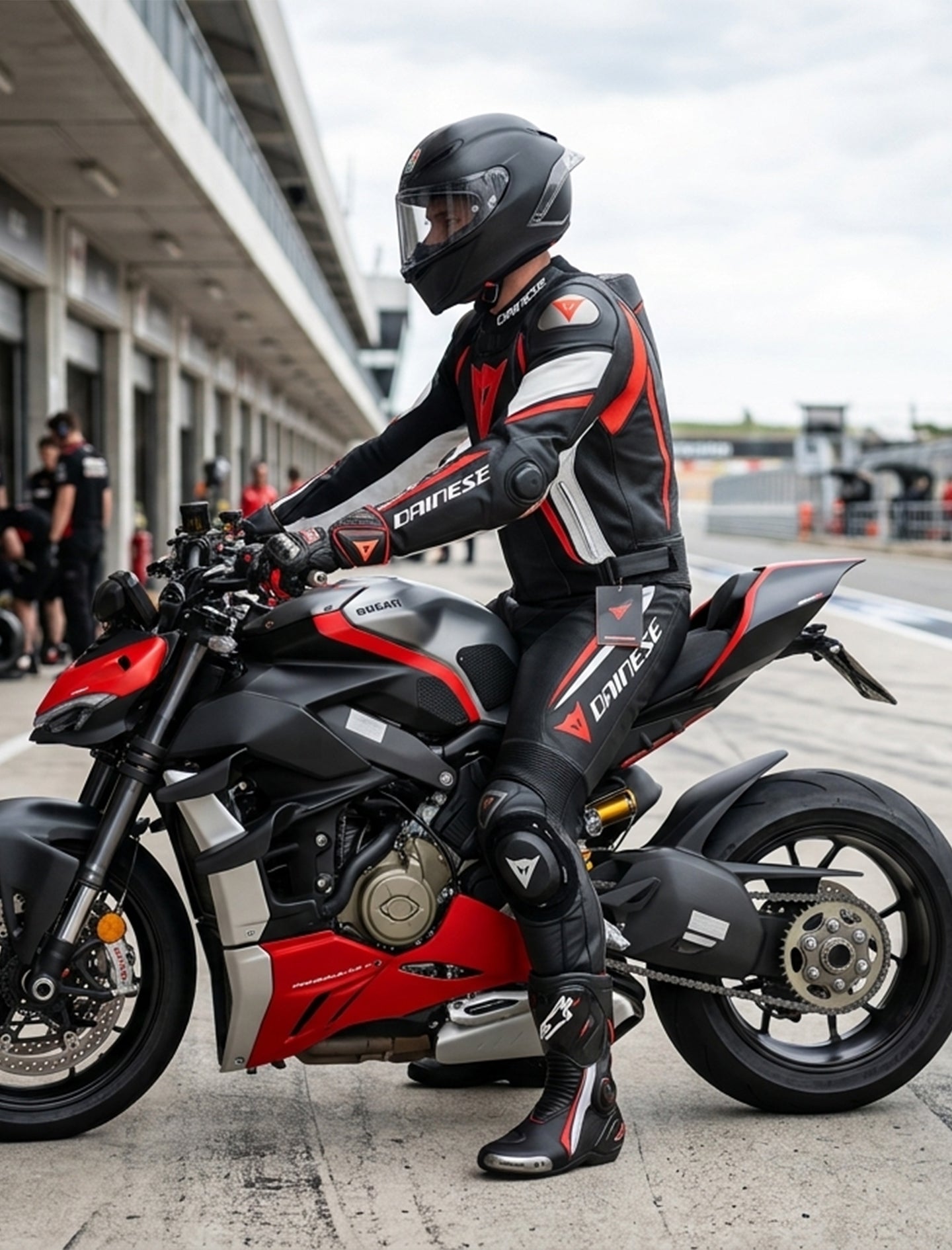 Dainese  Leather Motorcycle Set with Airbags 1