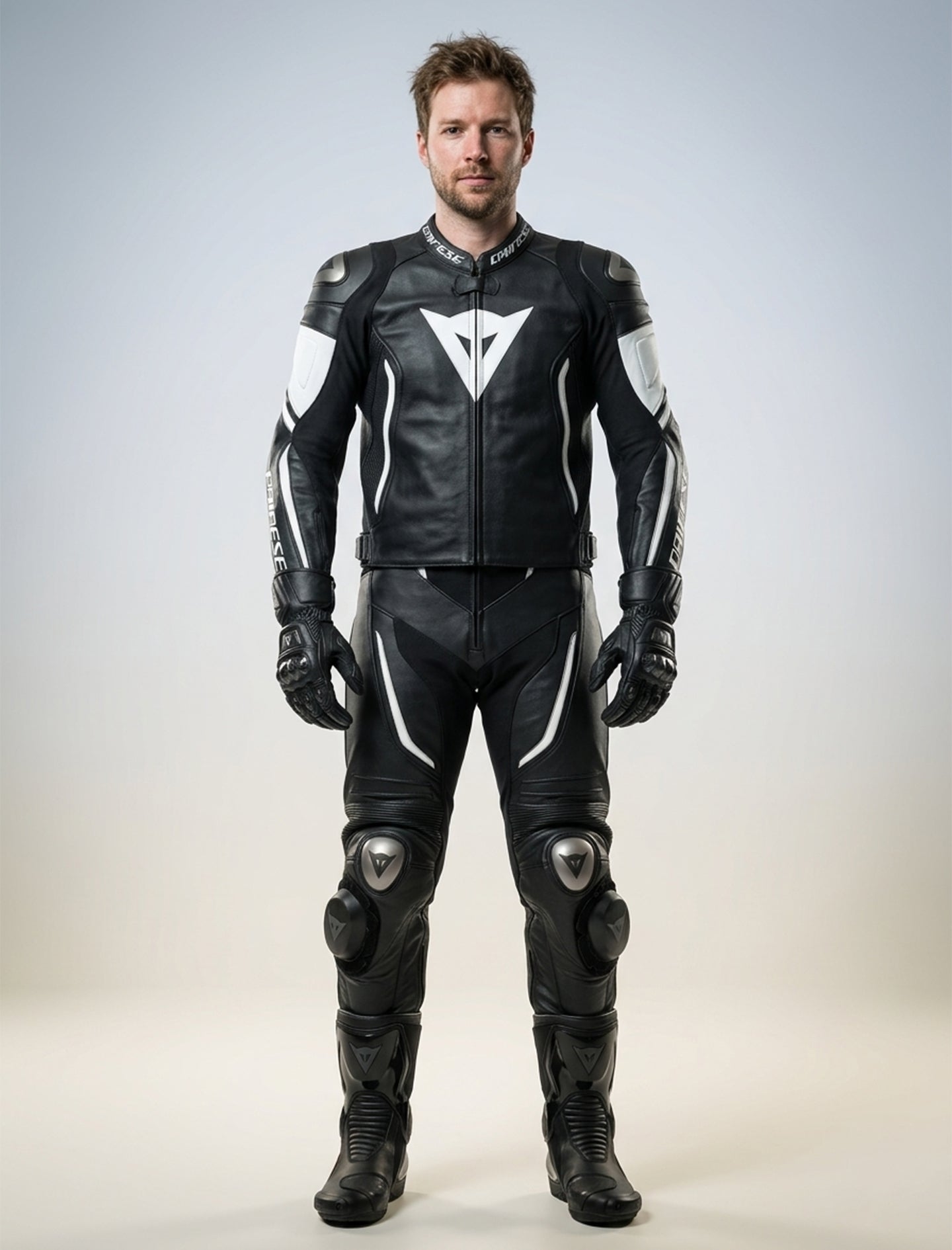 Dainese  Leather Motorcycle Set with Airbags 2