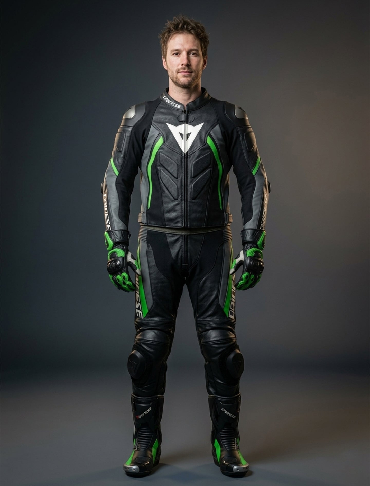 Dainese  Leather Motorcycle Set with Airbags 4